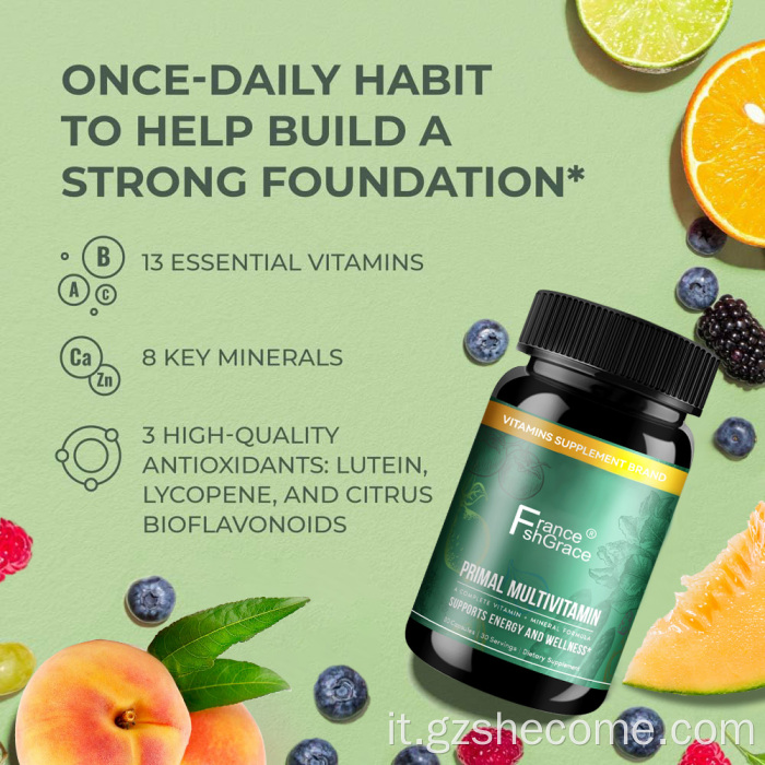 Shecome Primal Multivitamin Capsules Supporto immunitario energetico